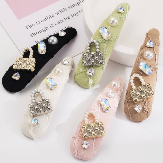 WOMEN RHINESTONE PEARL HAIRPINP_CWAHA1773
