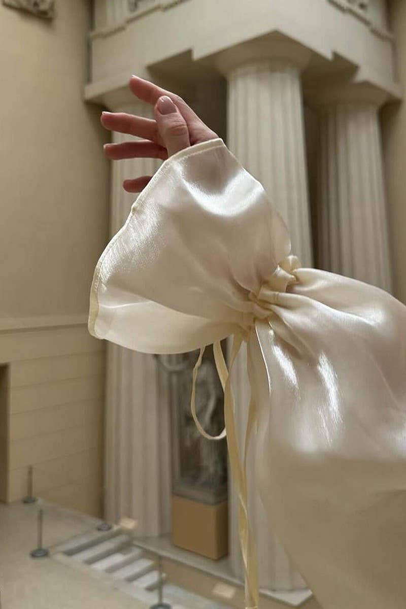 CWTBLL3454_CHAMPAGNE LAPEL SATIN LONG SLEEVE SHIRT