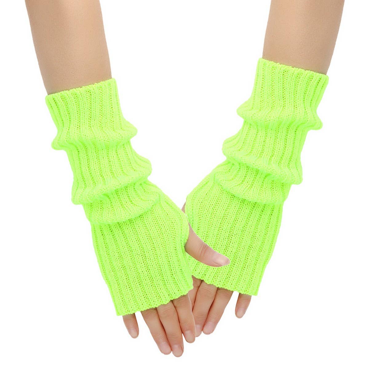CWMM10077_KNIT FINGERLESS ARM WARMERS WOMEN