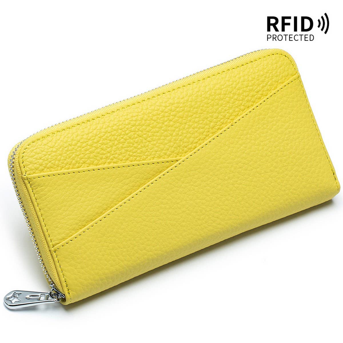 TOP LAYER COWHIDE ACCORDION CARD HOLDER WALLET_CWAB3707