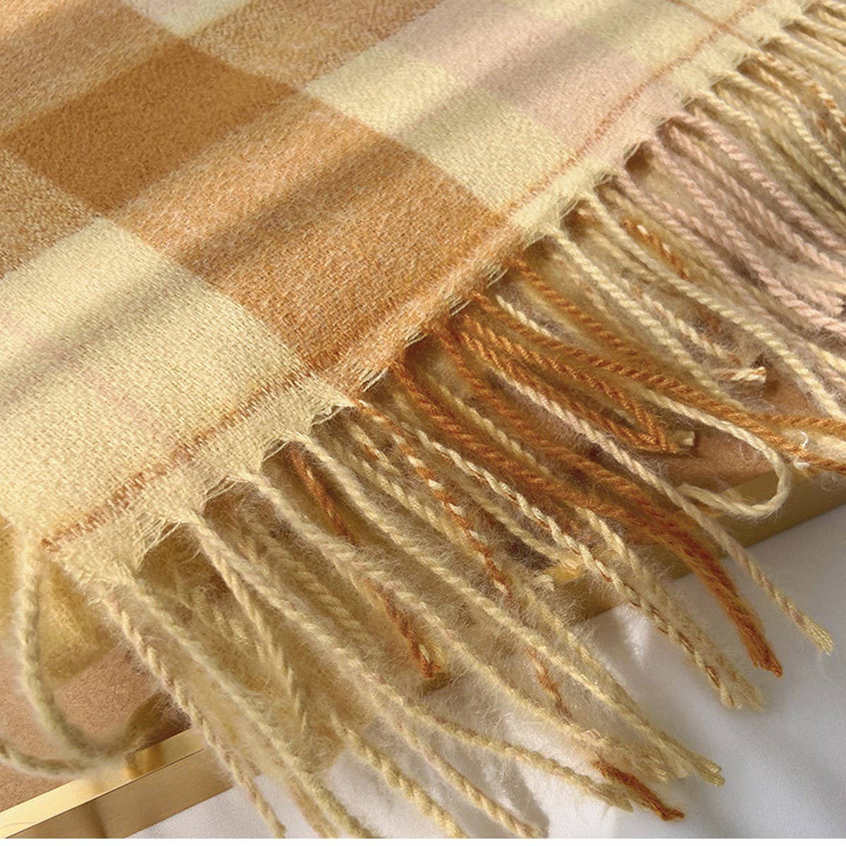Plaid Scarf Shawl ??Classic Tartan Winter Wrap_CWASC1455