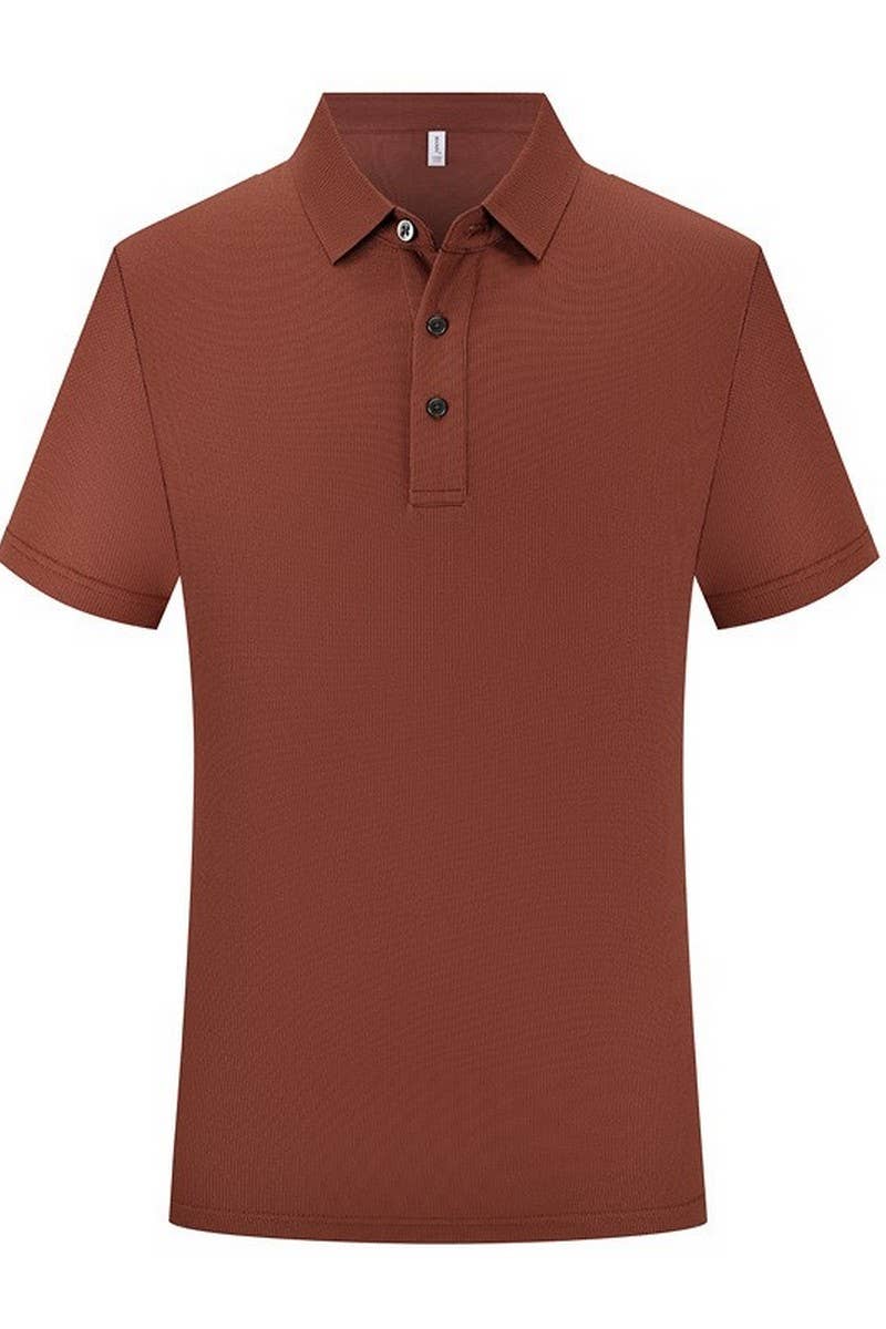 CWTBLS02456_POLO SHIRT SHORT SLEEVE SUMMER CASUAL STAPLE TOP