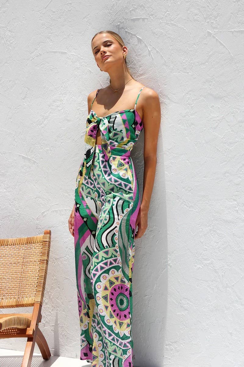 CWSJS1714_NEW SUMMER HIGH WAIST SUSPENDER JUMPSUIT