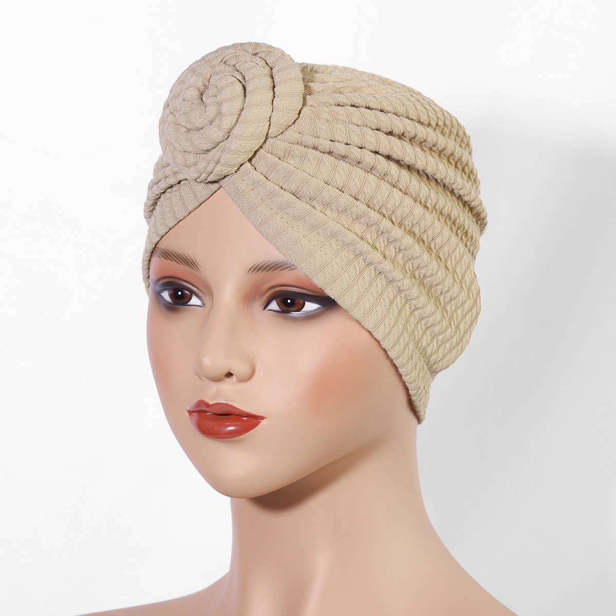 CLASSIC THICKENED ELASTIC FLORAL HEADSCARF