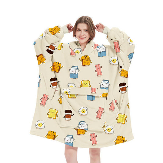 Pullover Hoodie Blanket for Outdoor & TV Lounging_CWAHA6526