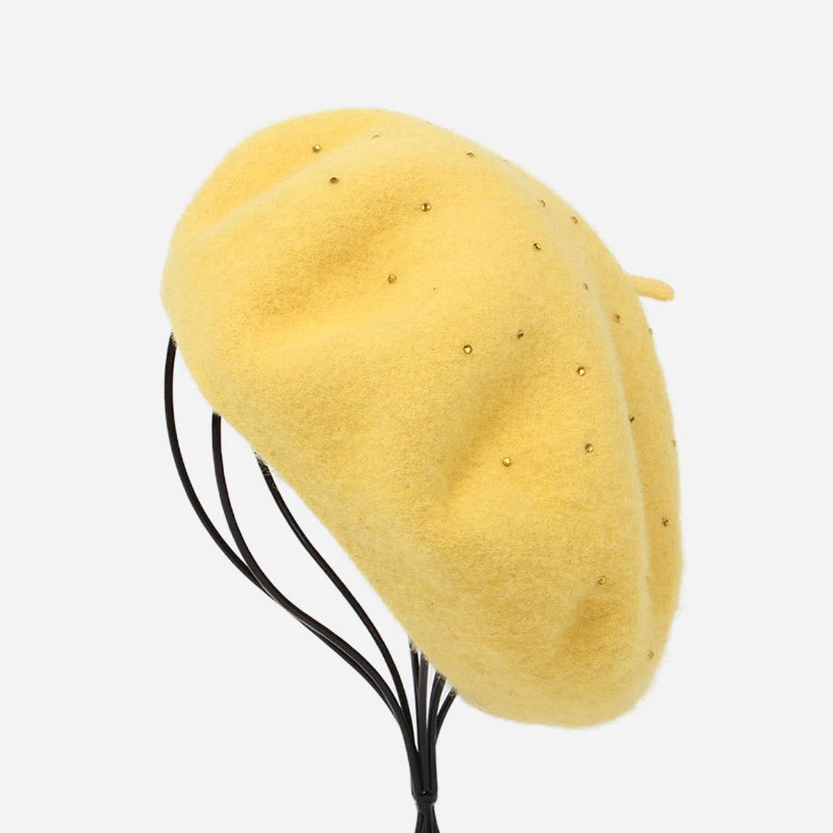 AUTUMN AND WINTER SIMPLE HOT DIAMOND COLORED BERET_CWAH1936