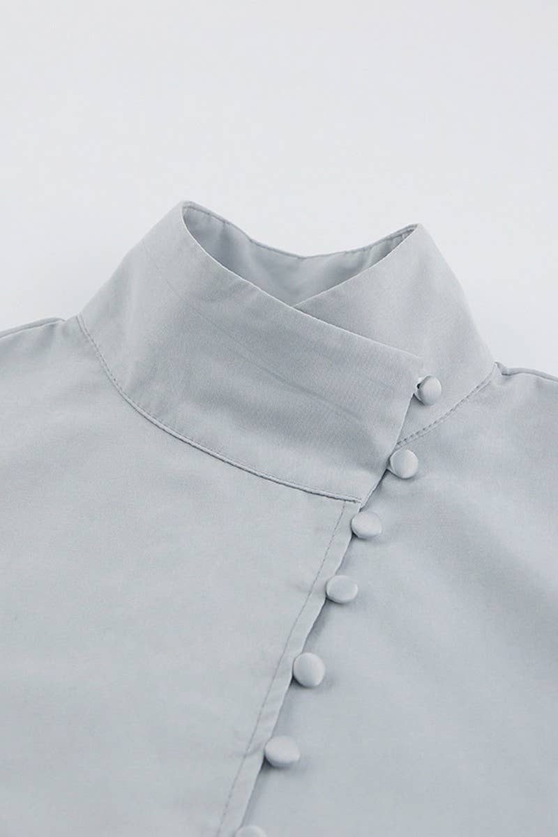 CWTBLL3352_STAND-UP COLLAR COMMUTER PROFESSIONAL SHIRT