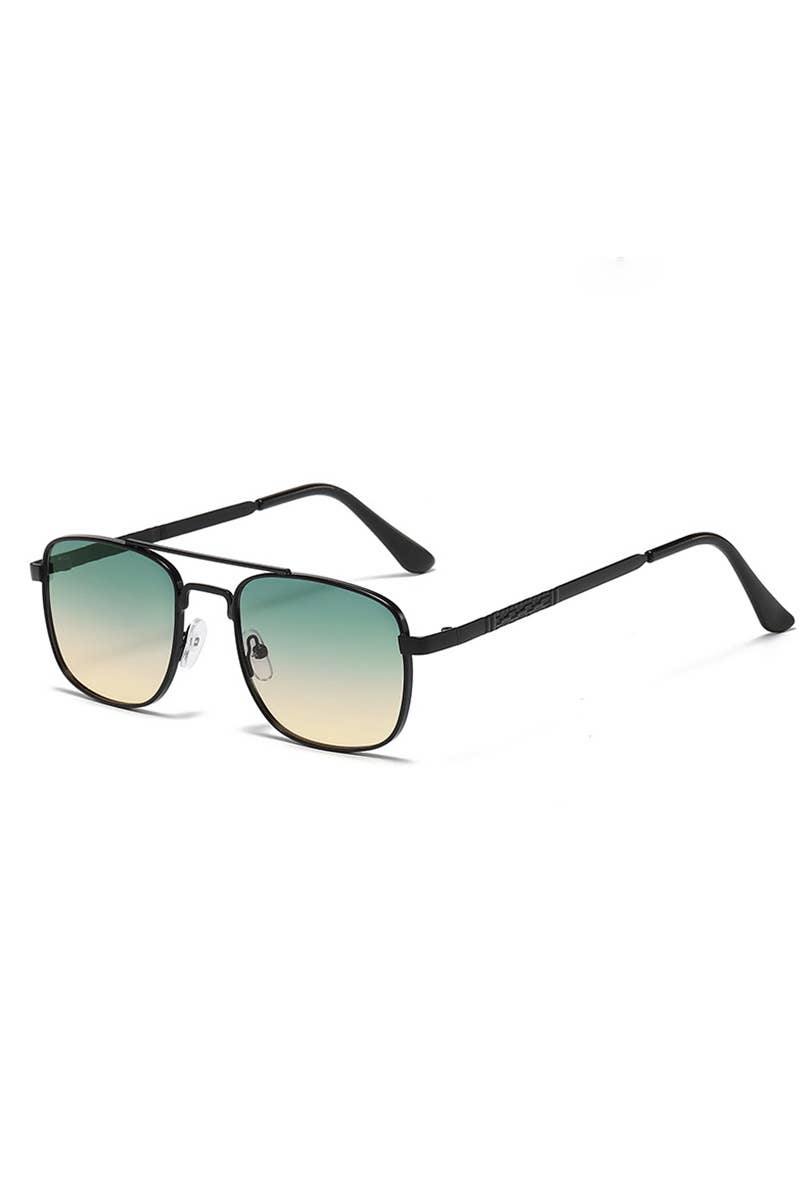FLAT TOP FRAME SQUARE SUNGLASSES