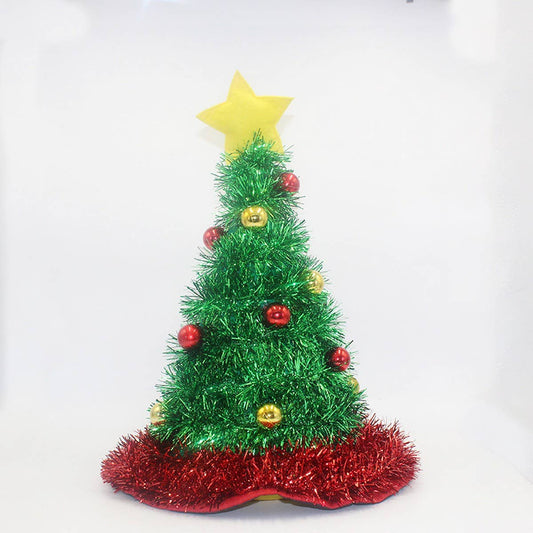 CWAH4077_CHRISTMAS DECORATIONS PARTY DRESS UP SANTA HAT