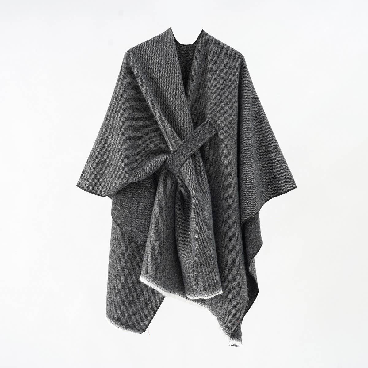 SOLID COLOR DESIGN SPLIT CASHMERE COLOR SHAWL_CWMM2081