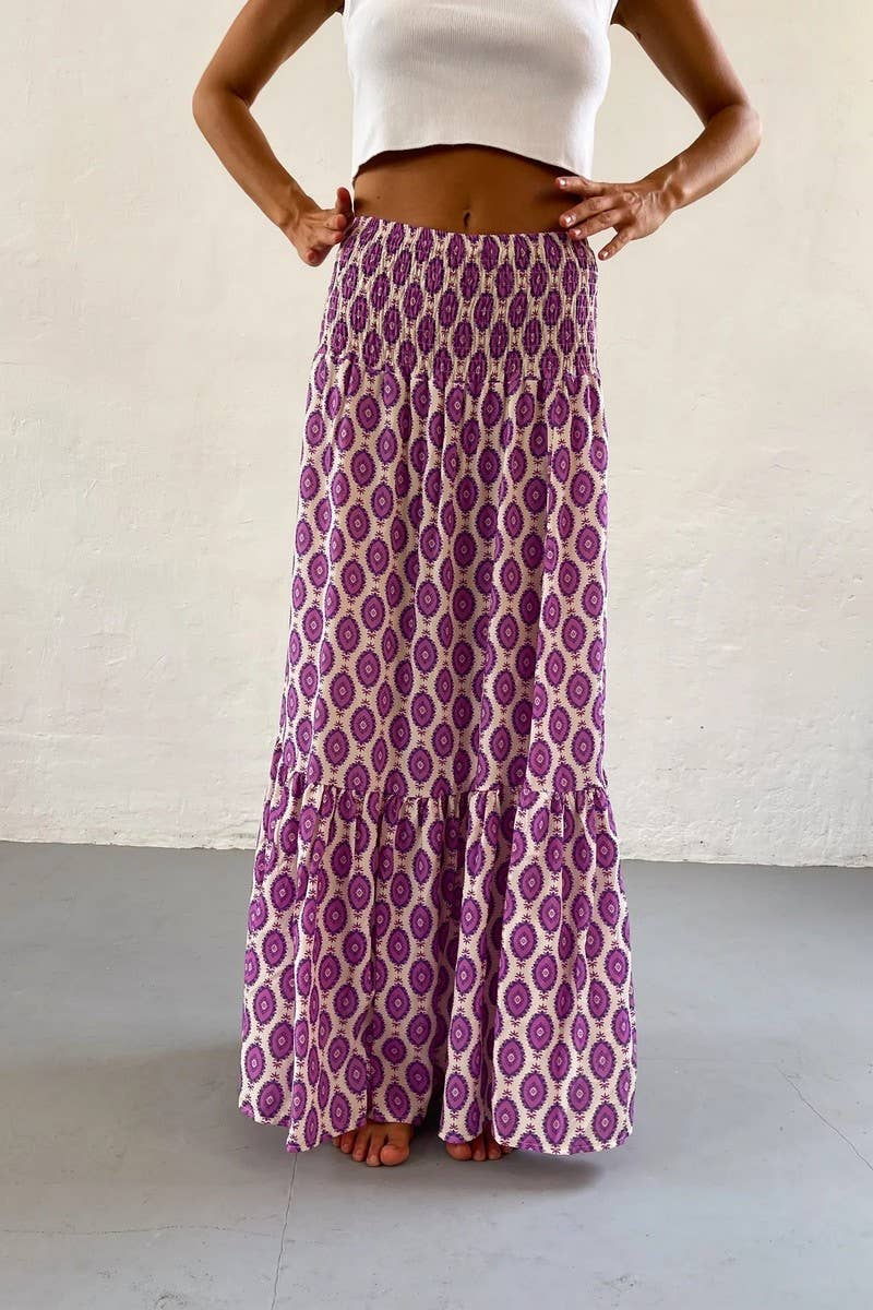 CWBLS0564_NEW SUMMER HOLIDAY STYLE SWING SKIRT