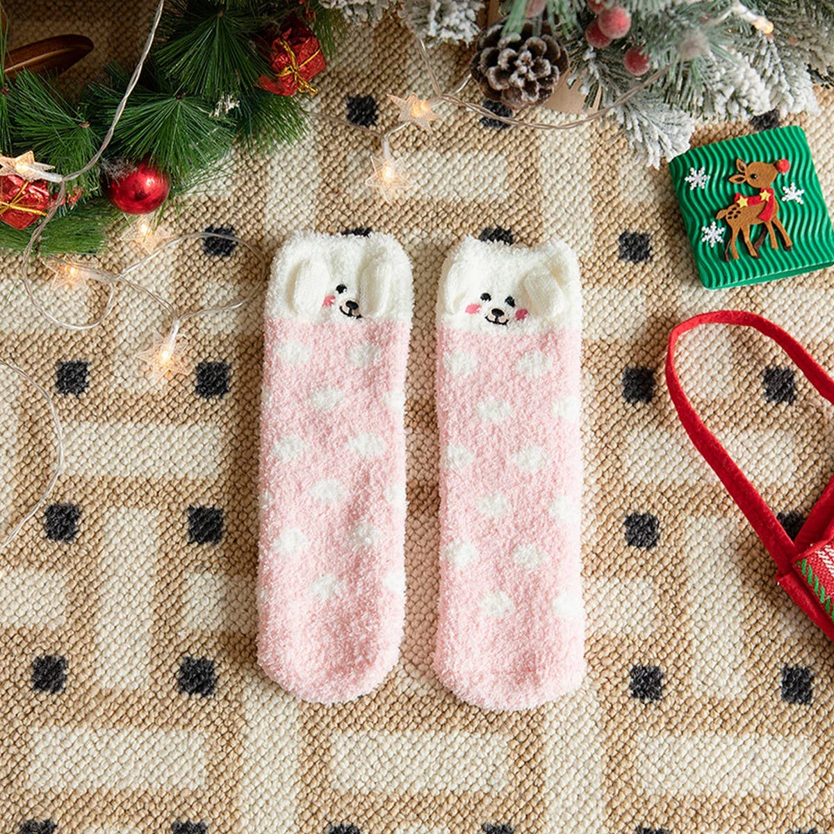 CWMS02732_KIDS FAMILY CHRISTMAS CREW SOCKS WINTER GIFT
