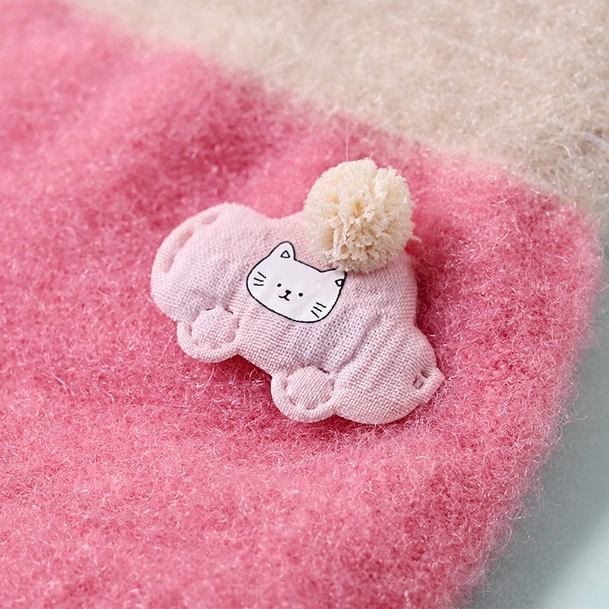 CWAG0284_CARTOON THICK FULL FINGER CHILDREN'S GLOVES