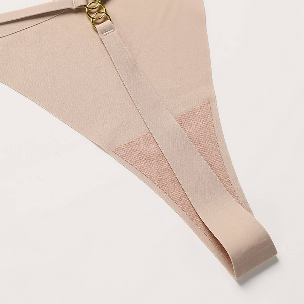WOMEN SEXY THONG WITH LOOP BUCKLE