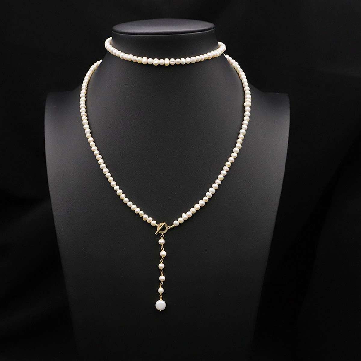 WOMEN'S NATURAL FRESHWATER PEARL NECKLACE