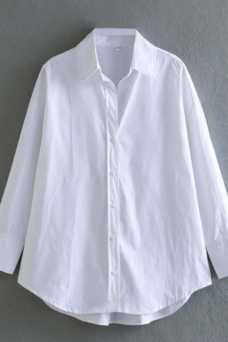 CWTSTL2430_LAPEL STRIPED SATIN DRAPE LONG SLEEVE SHIRT