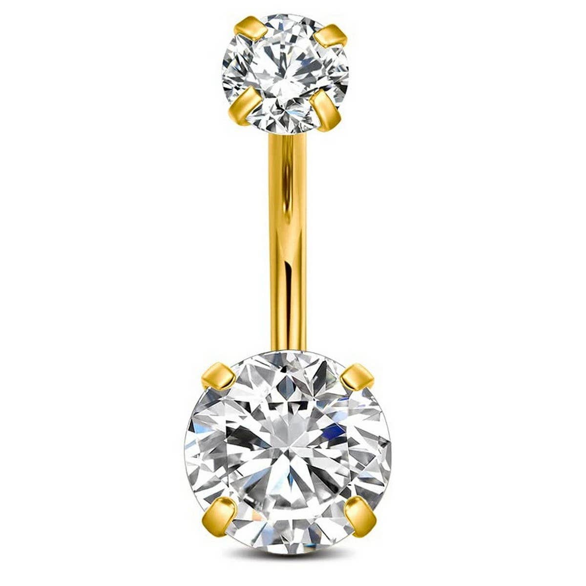 Zircon Belly Piercing Set – Mixed Charm Styles_CWMM9188
