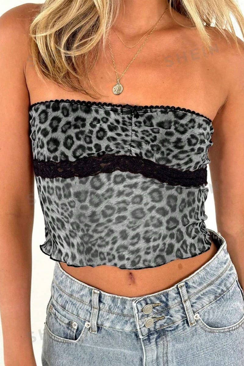 CWTTT0080_LEOPARD PRINT SEXY SLEEVELESS WRAP TANK TOP