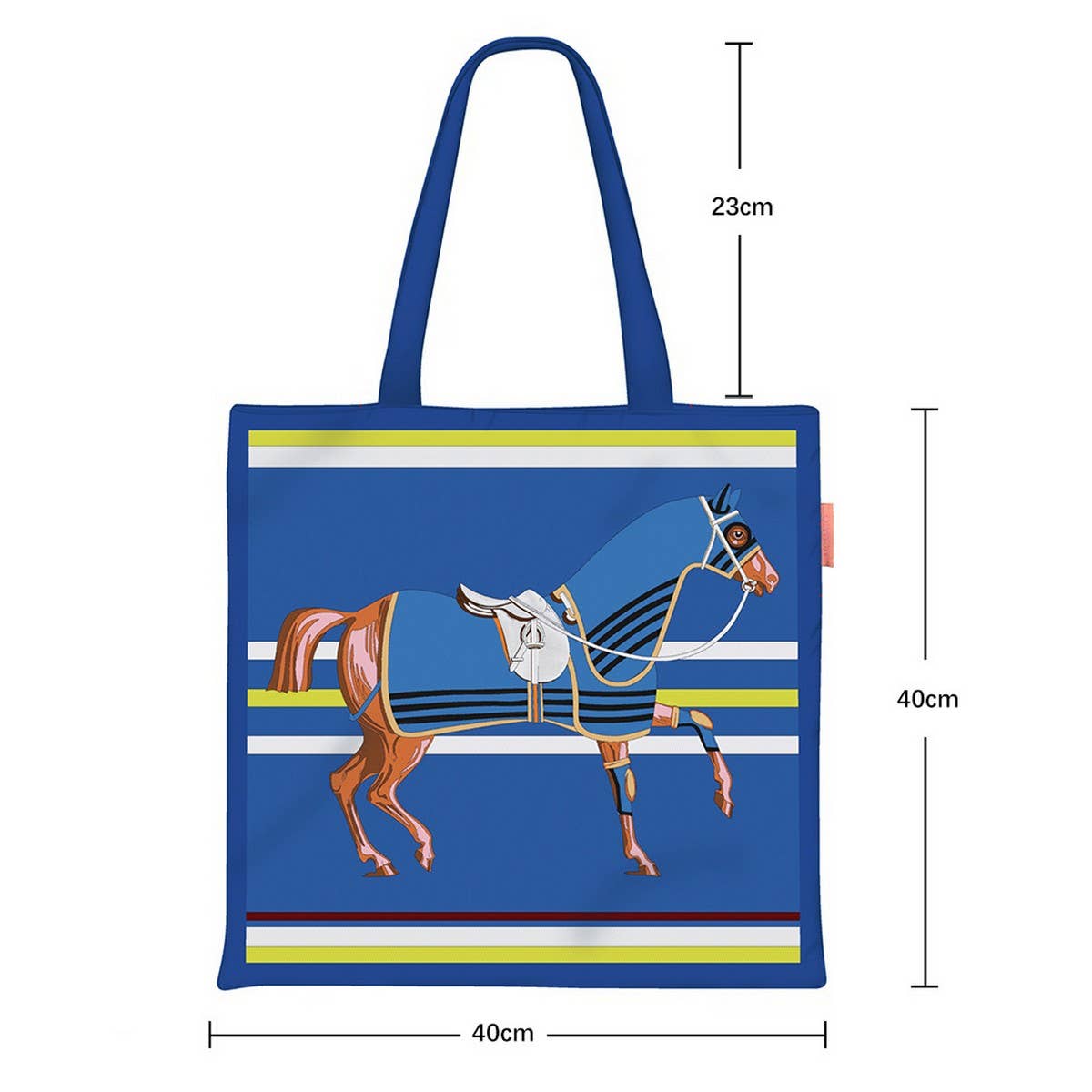 Fashion Warhorse Striped Canvas Handbag_CWAB5124