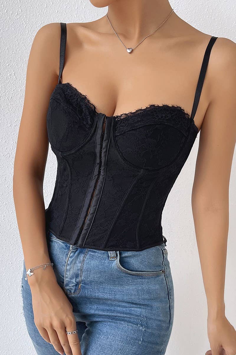 CWTHT0165_LACE SUSPENDERS UNDERWIRE CHEST WRAP VEST