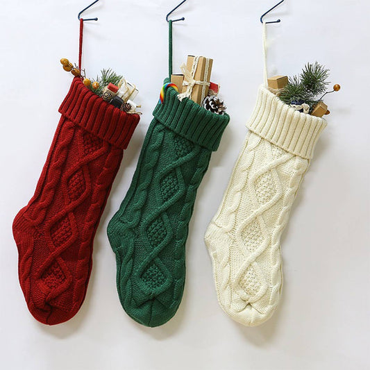 DIAMOND SHAPED CANDY BAG CHRISTMAS STOCKING