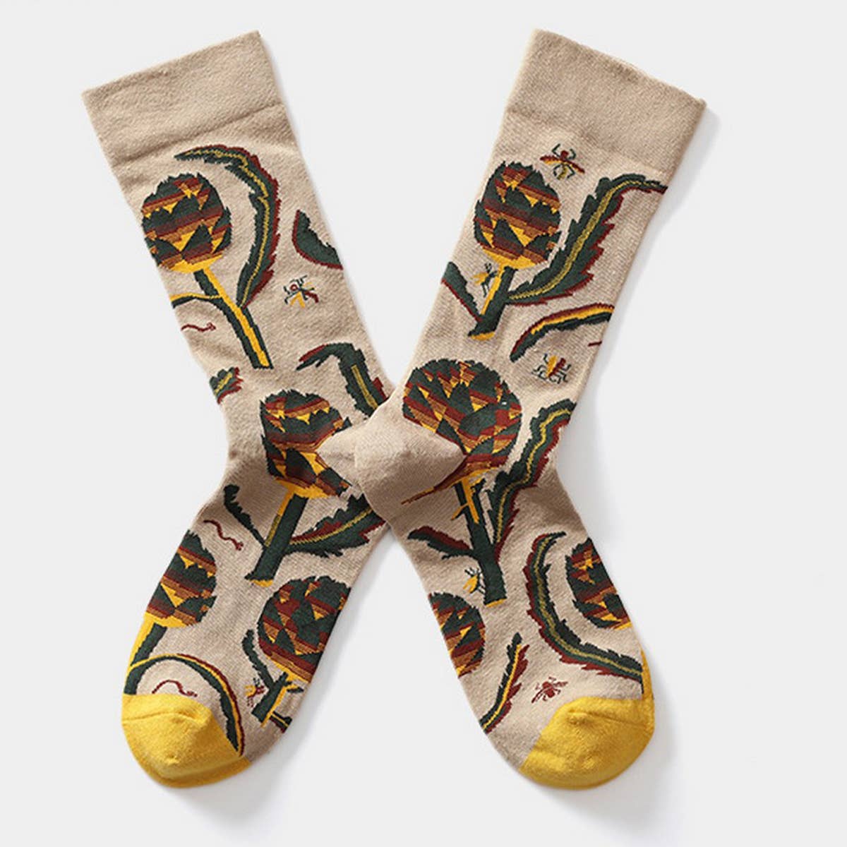 CARTOON GRAFFITI  MID TUBE TIDE SOCKS_CWMS0160