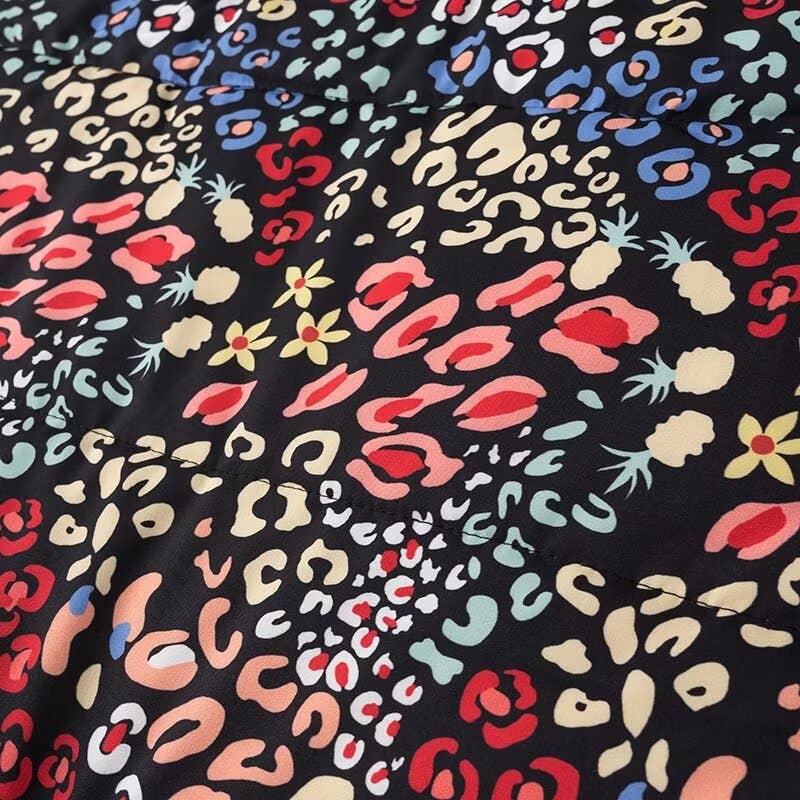 FASHION FLORAL KNITTED OLD MONEY COTTON COAT