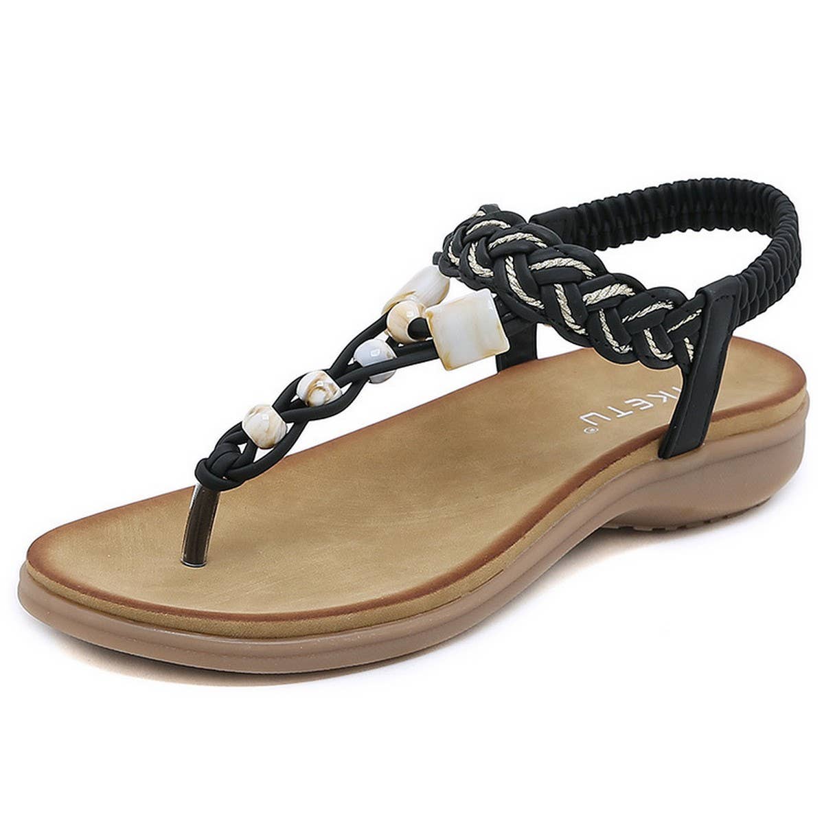 BOHEMIAN RHINESTONE WOVEN PINCH TOE SANDALS_CWSHS0533