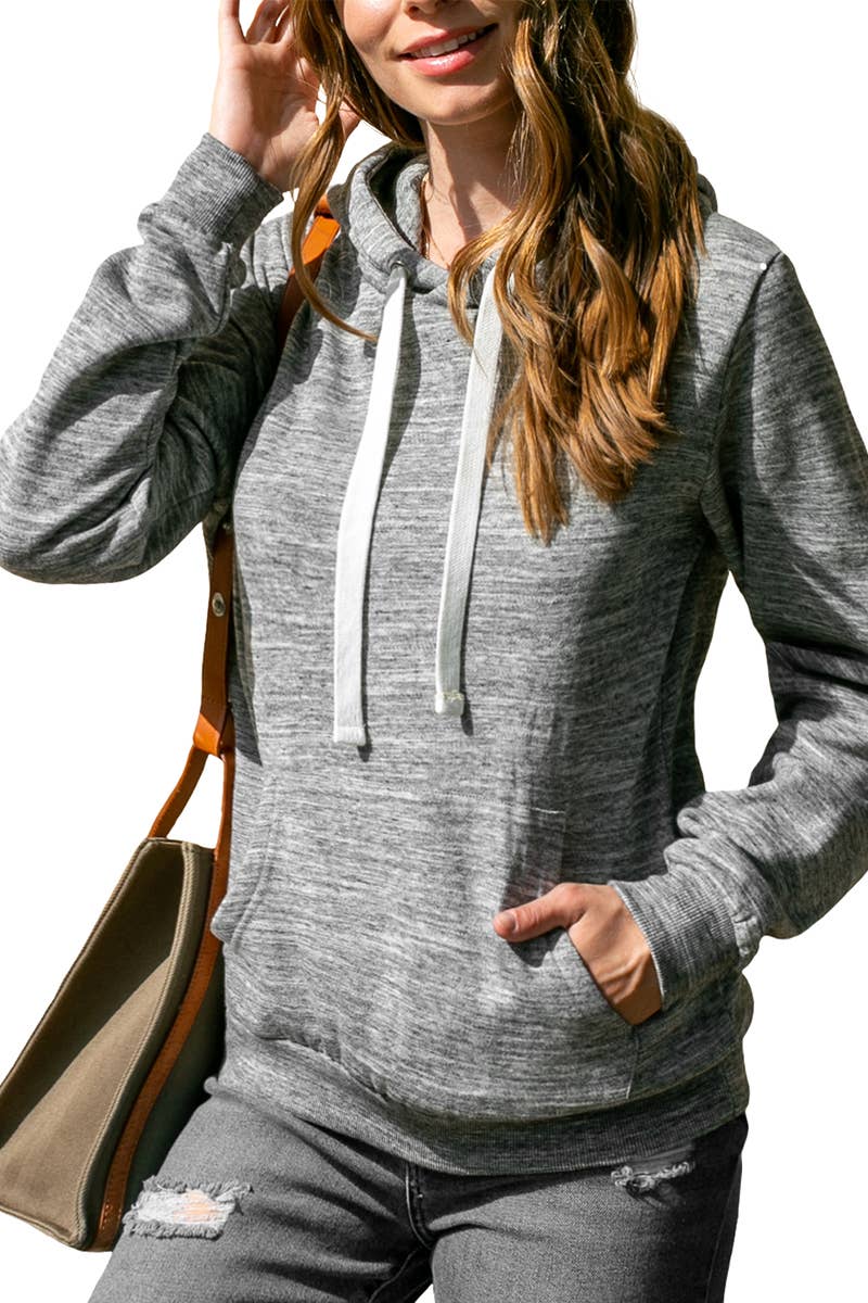 AWOHOL193_Basic Lightweight Pullover Hoodie