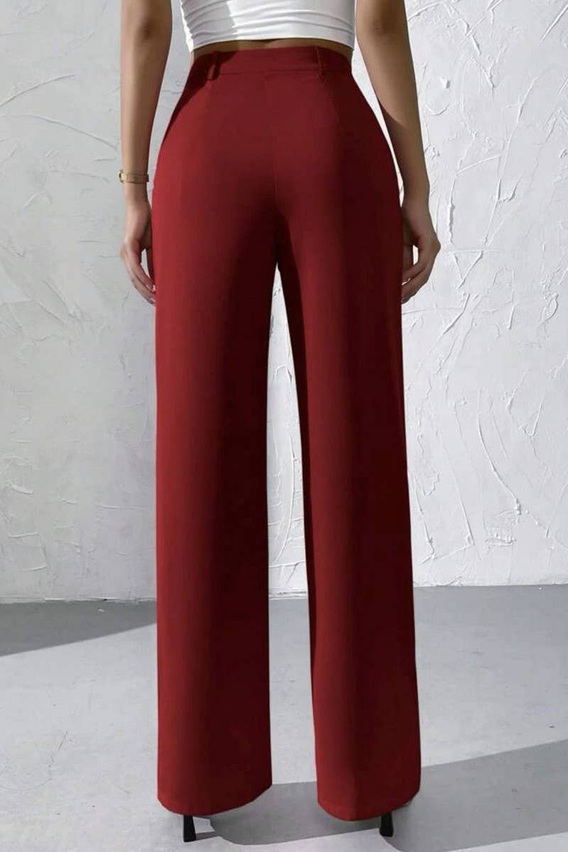 CWBLP1976_CHIC HIGH-WAISTED DRAPED WIDE LEG TROUSERS