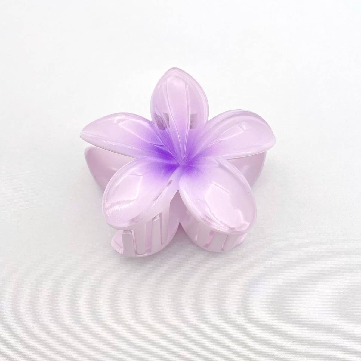 CWASC1691_FASHION CLAW COLOR FLOWER HAIR CLIP SHARK CLIP
