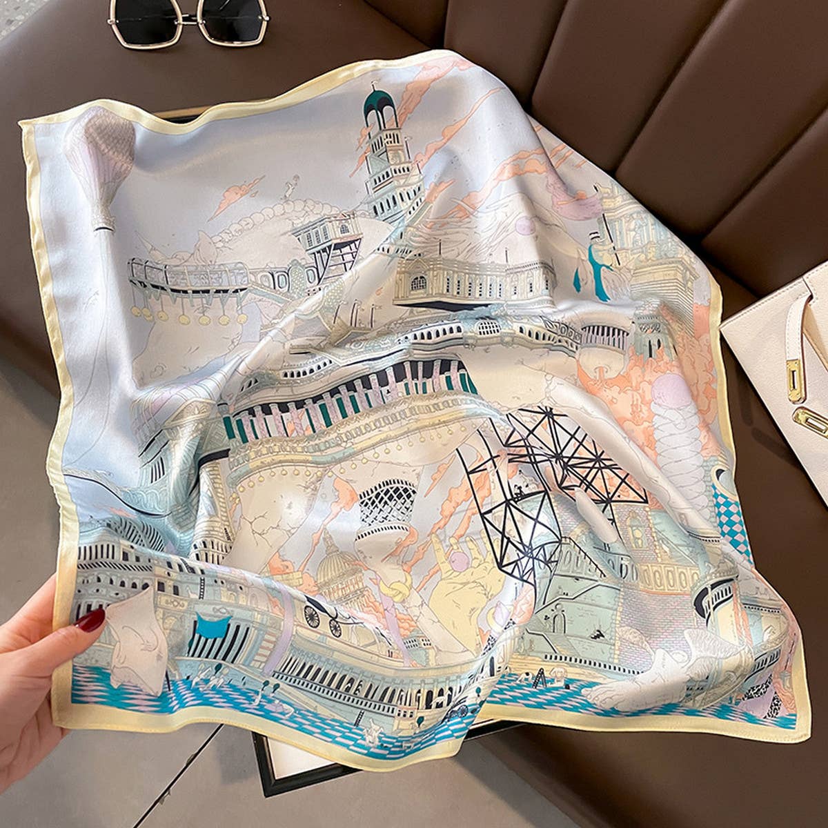 Square Scarf - Chic Street Style Neck & Hair Wrap_CWASC0619