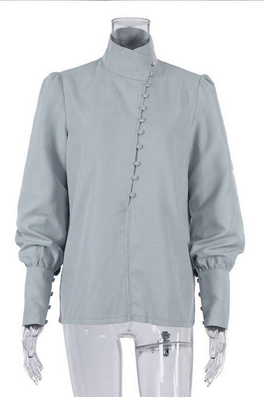 CWTBLL3352_STAND-UP COLLAR COMMUTER PROFESSIONAL SHIRT