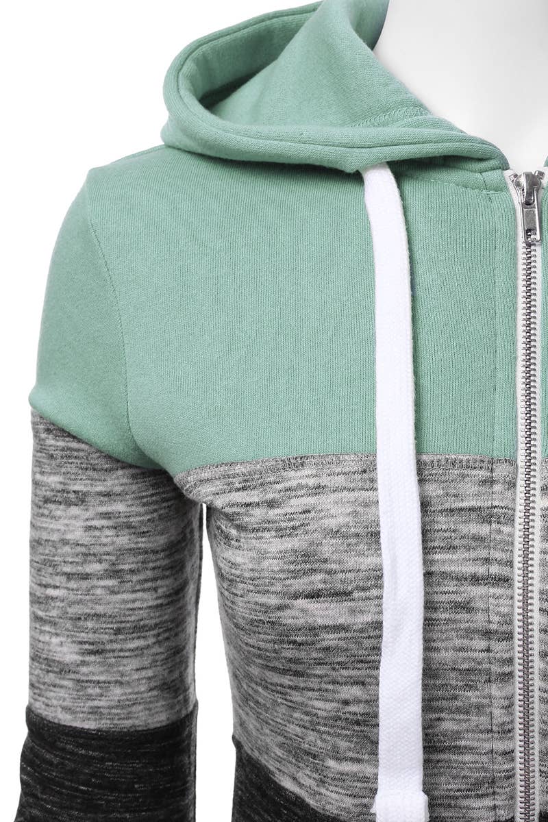 AWOHOL194_Lightweight Thin Zip-Up Hoodie Jacket