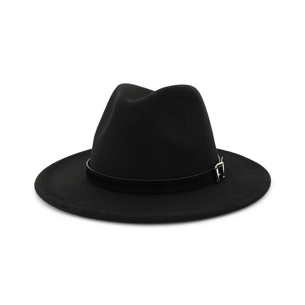AUTUMN AND WINTER CLASSIC FLAT BRIM JAZZ HAT_CWAH1778