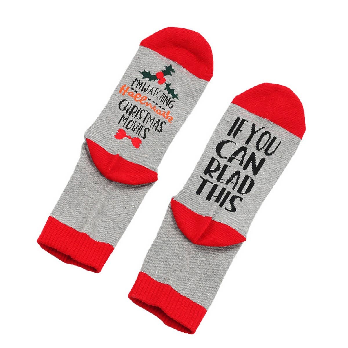 CWMS02717_CHRISTMAS CASUAL CREW SOCKS UNISEX