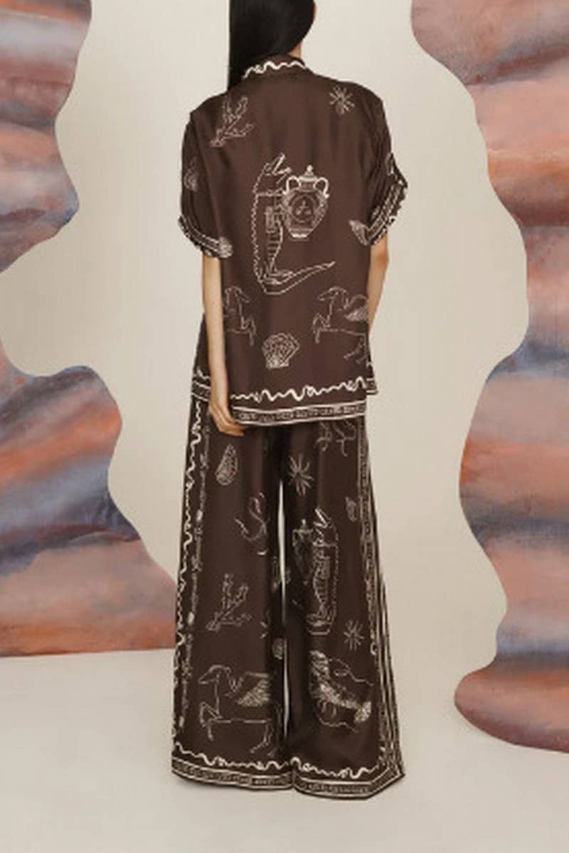 CWSS1234_FASHION HOLIDAY LOOSE CASUAL TWO-PIECE SUIT