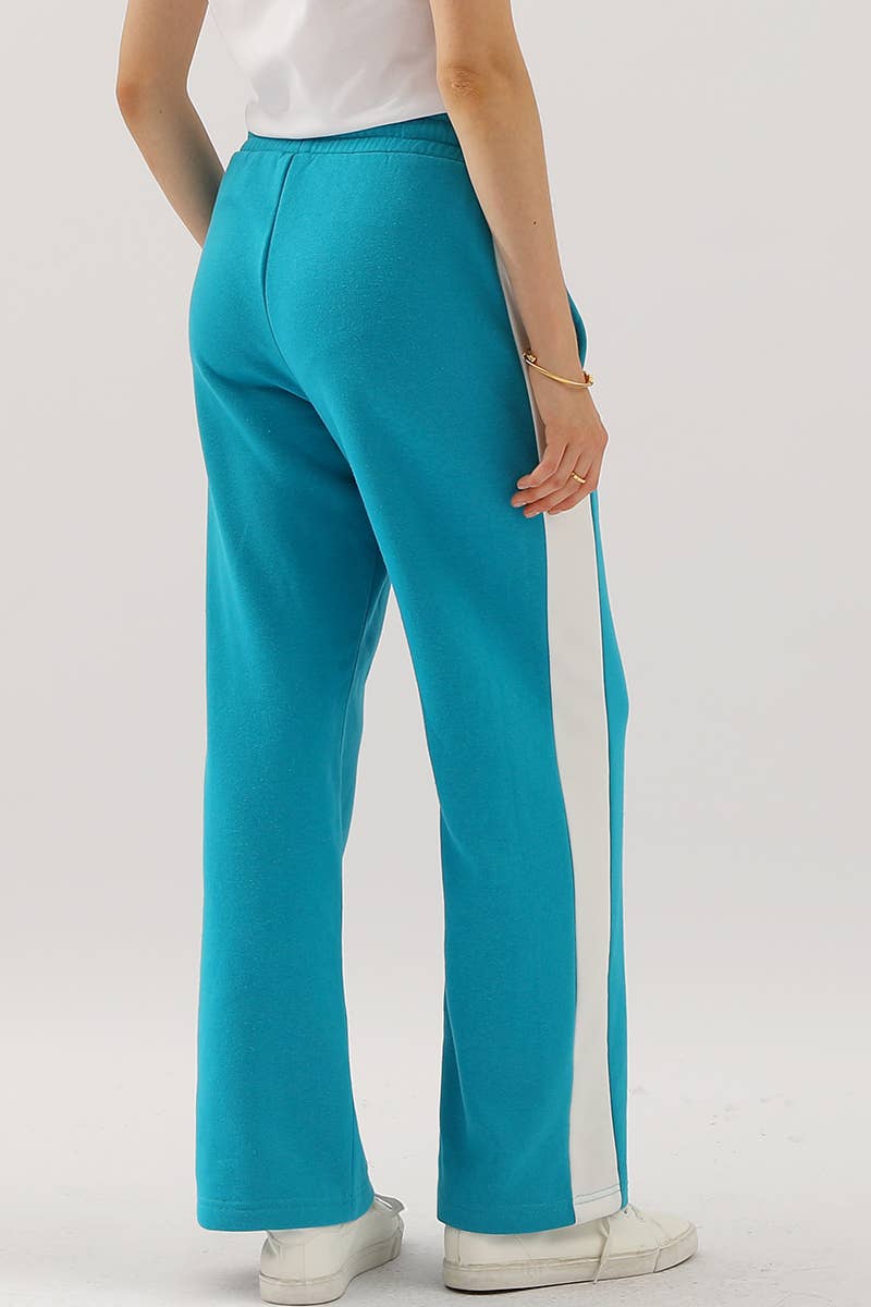 CWBLP398-P_PLUS SIZE HIGH WAISTED WIDE LEG LONG SWEATPANTS