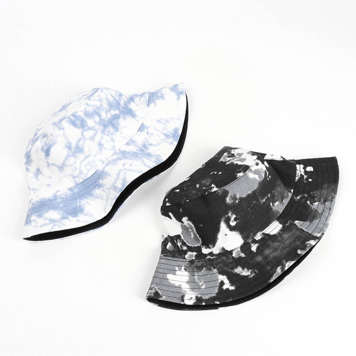 CWAH1517_TIE DYE REVERSIBLE SUNSCREEN BUCKET HAT