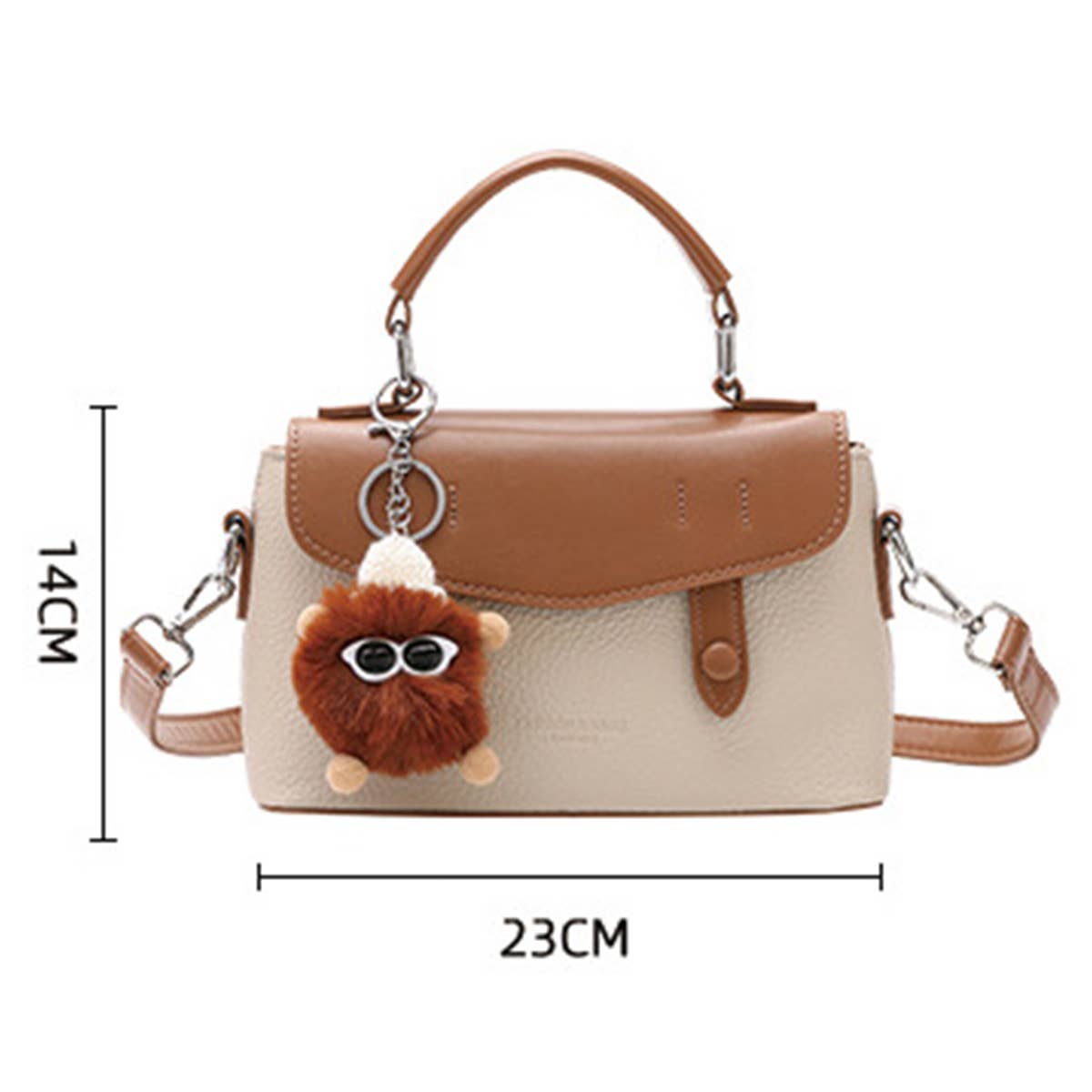VERSATILE AND REFRESHING SHOULDER BAG WITH PENDANT_CWAB2980