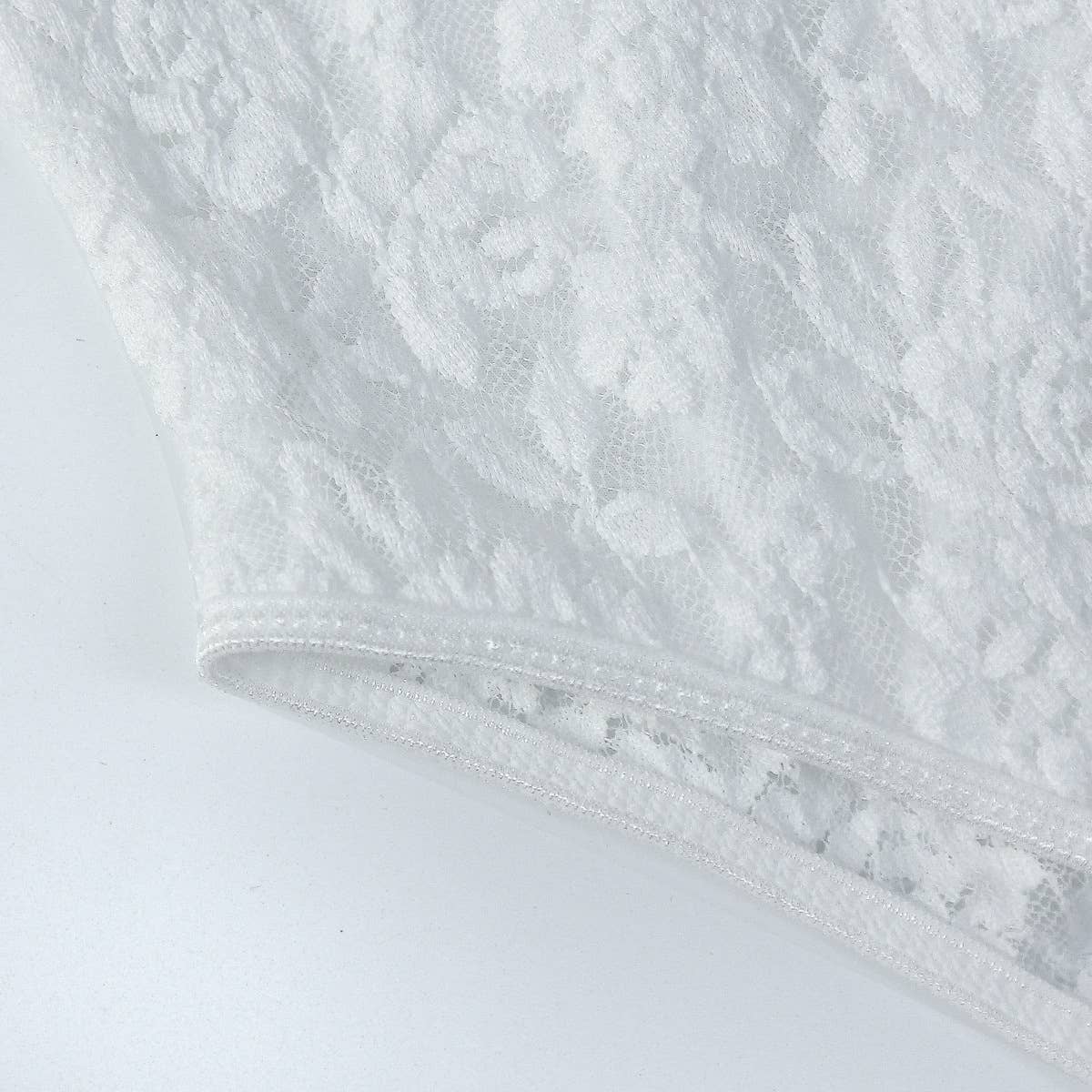 SOLID COLOR LACE SEE-THROUGH DEEP VBACKLESSJUMPSUIT_CWMM4629