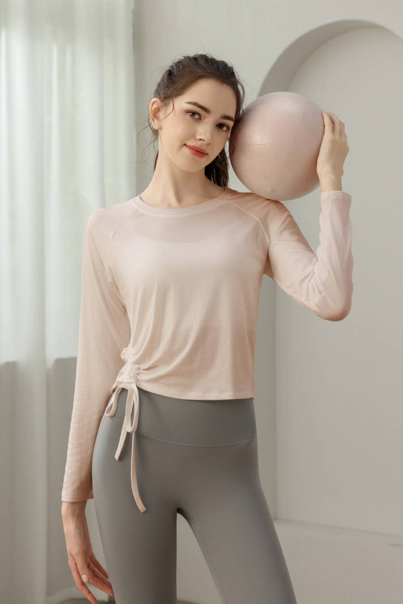 CWTBLL3631_NEW STYLE SPORTS SLIM YOGA TOPS