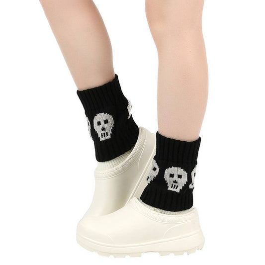 CWMS02719_KNIT BOOT SOCKS SHORT LEG WARMERS