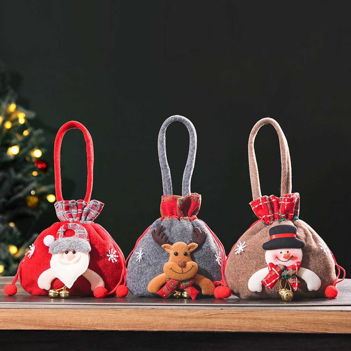 CWMM9343_CHRISTMAS CANDY CHRISTMAS EVE APPLE PACKAGING BAG