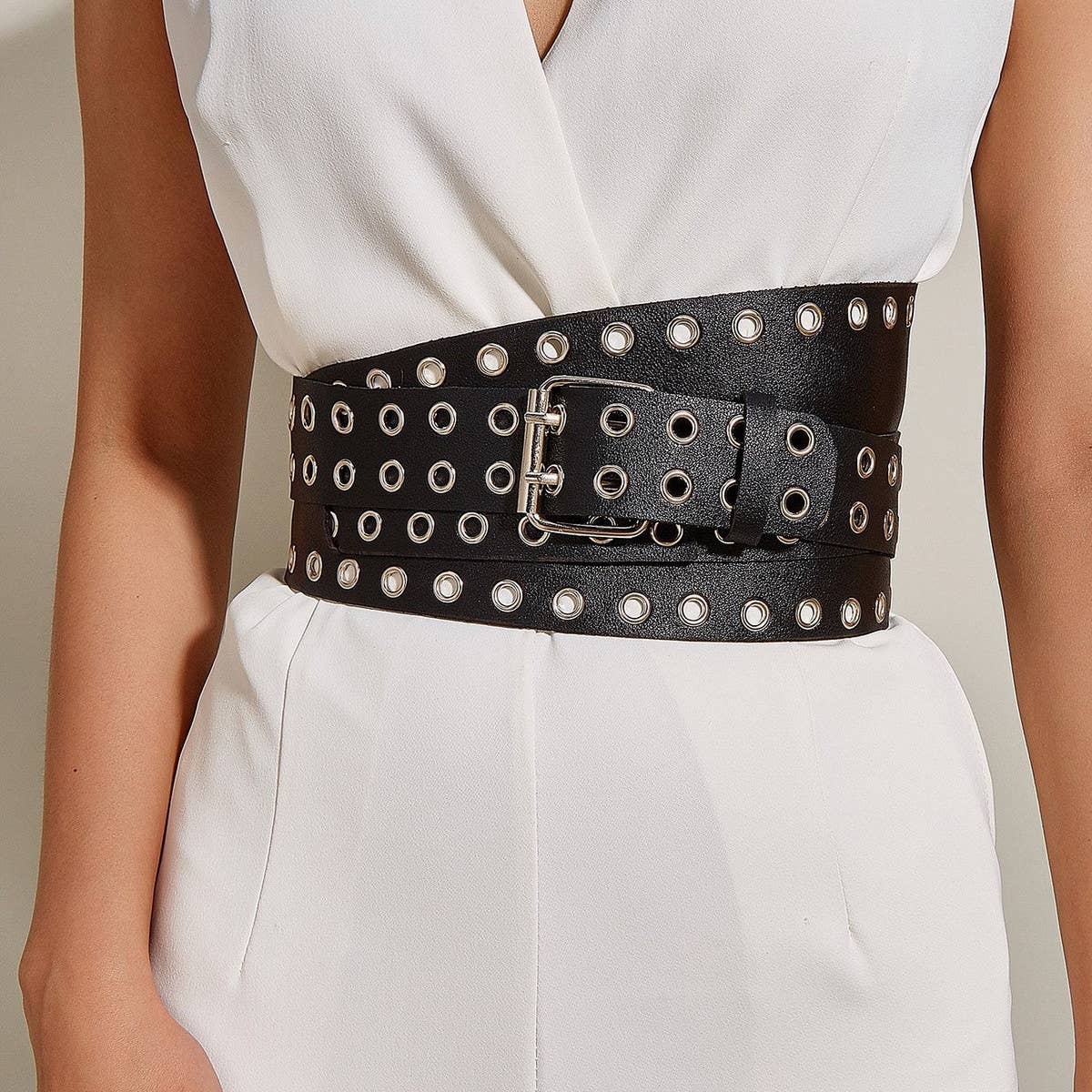 FASHIONABLE RETRO ELASTIC WAISTBAND_CWABE0283