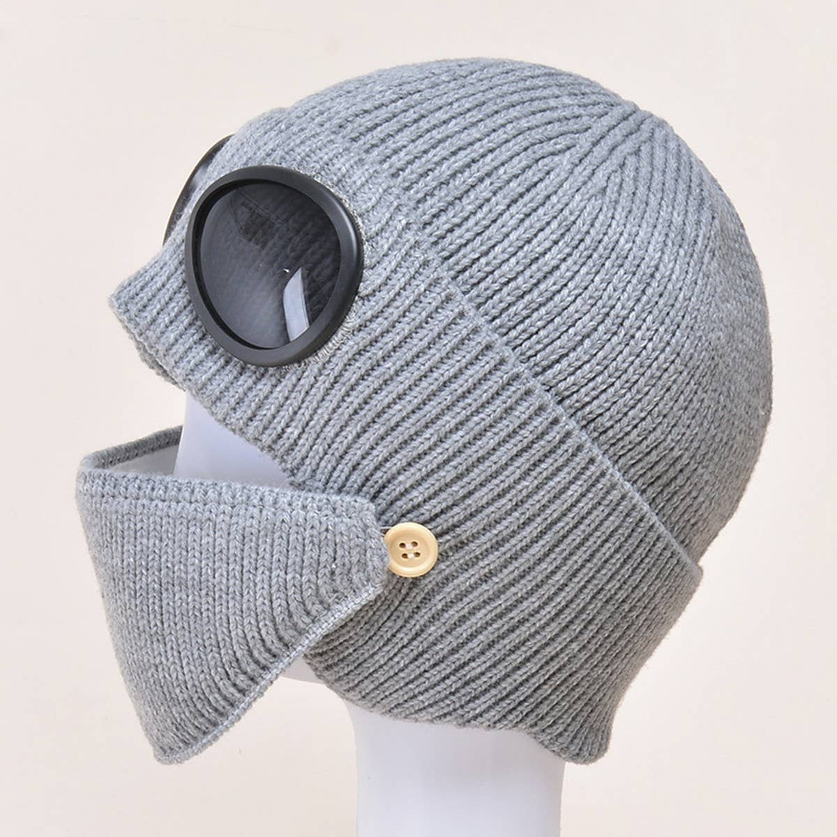 GLASSES EARMUFFS PLUS VELVET WARM HAT
