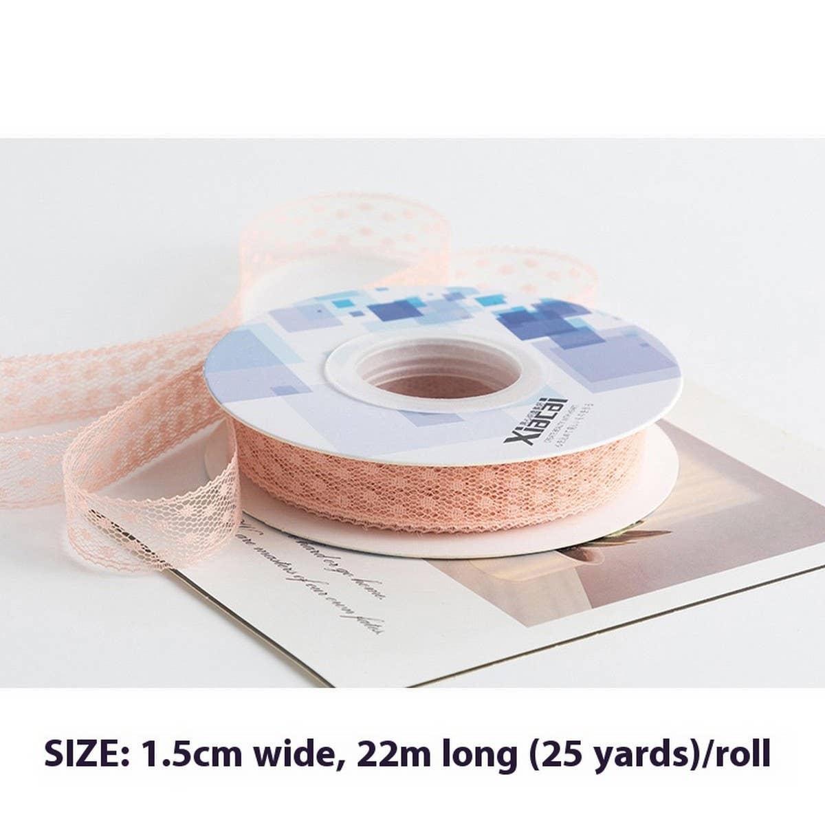 COLORFUL POLKA DOT LACE RIBBON DIY ACCESSORIES