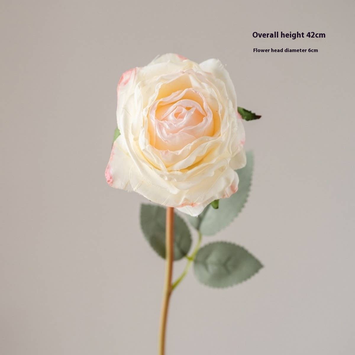 Premium Burnt Edge Rose Artificial Flower Bouquet_CWMM6469
