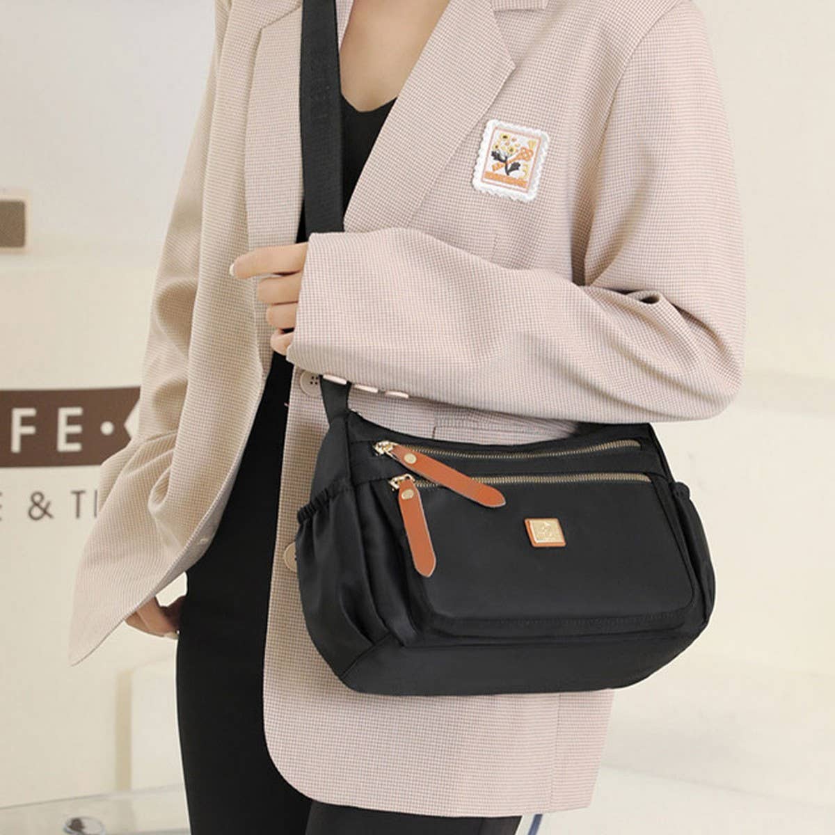 NEW OXFORD CANVAS TRAVEL SHOULDER BAG