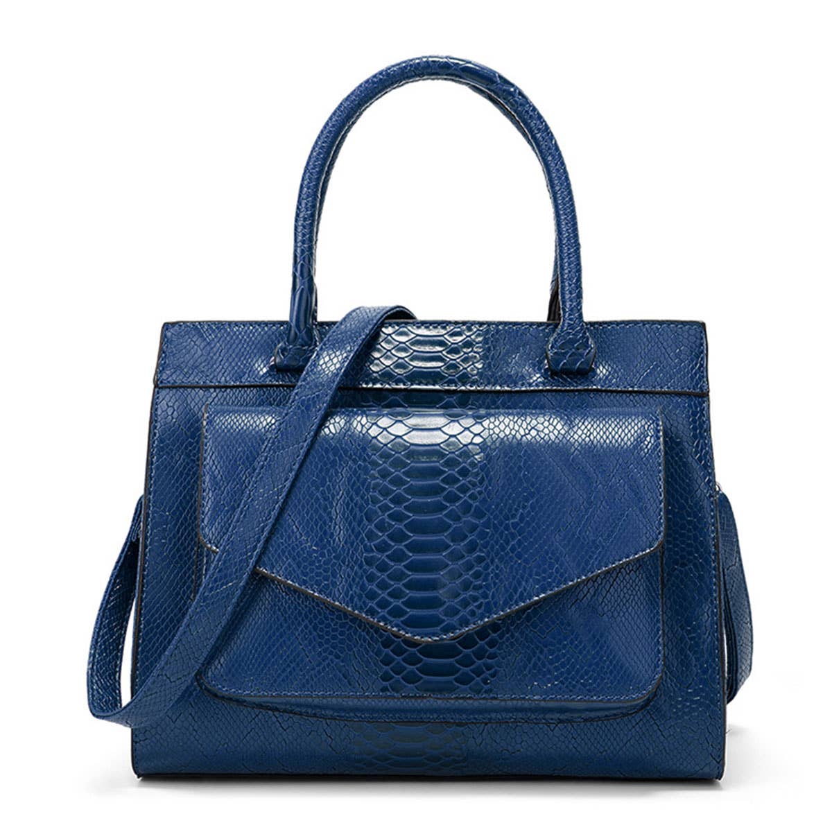 SIMPLE SNAKE PATTERN PORTABLE BIG BAG_CWAB0963